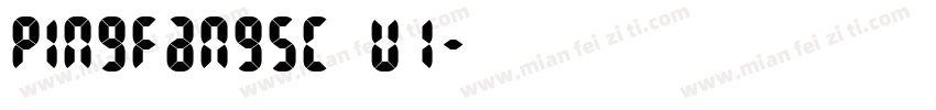 pingfangsc u1字体转换